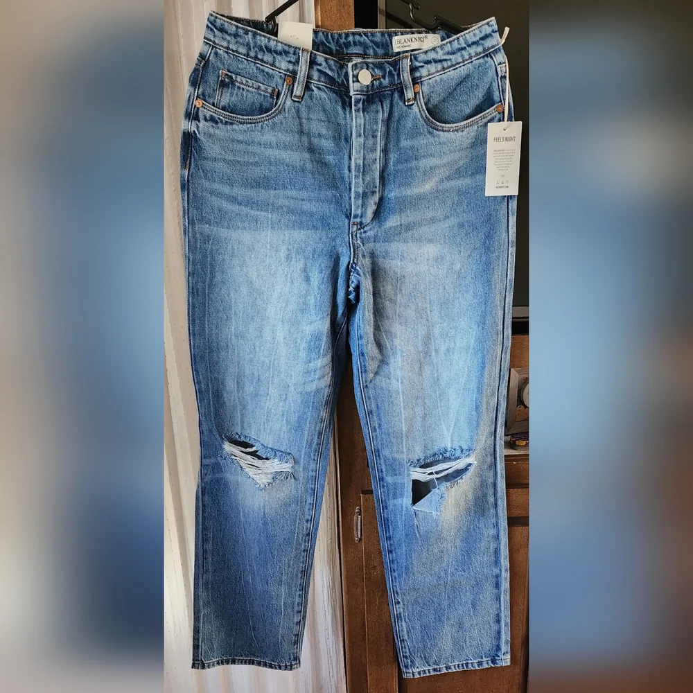 New! |BLANKNYC | Howard Distressed |organic cotton Jean - Picture 5 of 6